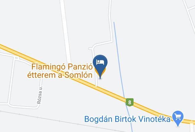 Somlojeno - Flamingo Panzio Etterem A Somlon Maps