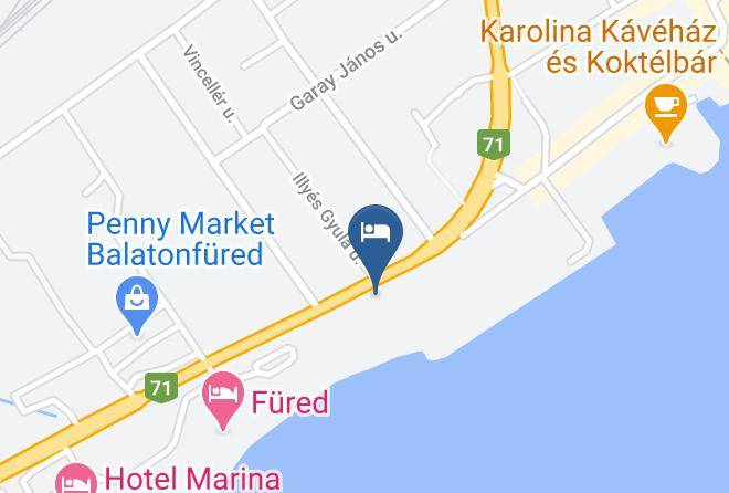 Balatonfured - Flamingo Wellness Es Konferencia Hotel Maps