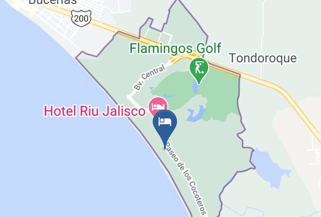 Bahia De Banderas - Flamingos Beach And Golf Maps