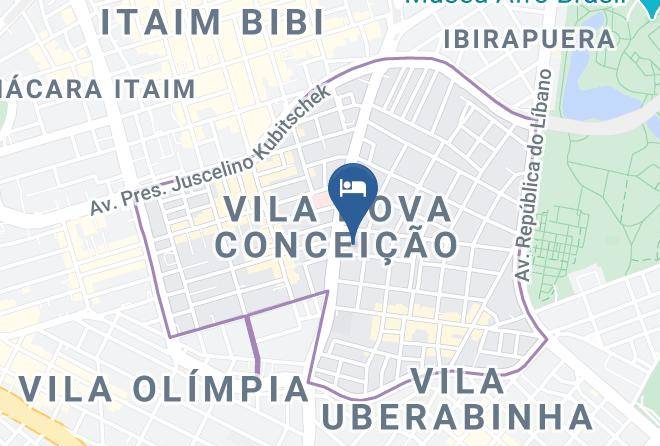 Sao Paulo Moema - Flat Capital De Sao Paulo Maps