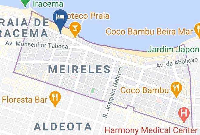 Flat Classic Hotelaria Map