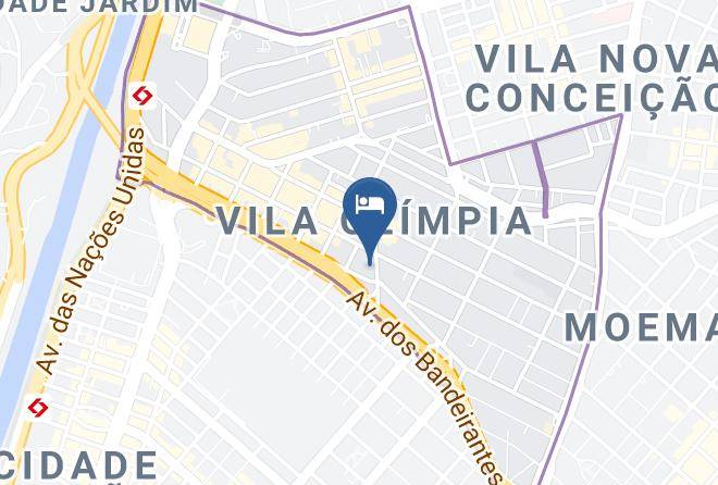 Sao Paulo Itaim Bibi - Flat Long Stay Na Vila Olimpia Maps