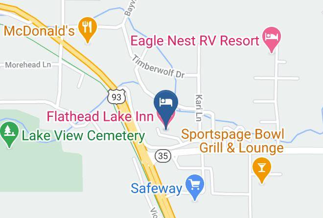 Lake - Flathead Lake Inn Maps