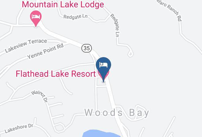 Lake - Flathead Lake Resort Maps