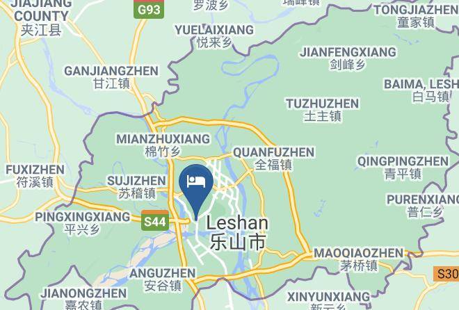 Leshan - Flavia Garden Hotel Maps