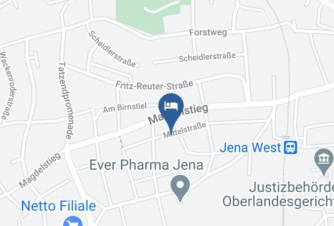Jena - Fleischerei Und Pension Steffenhagen Maps