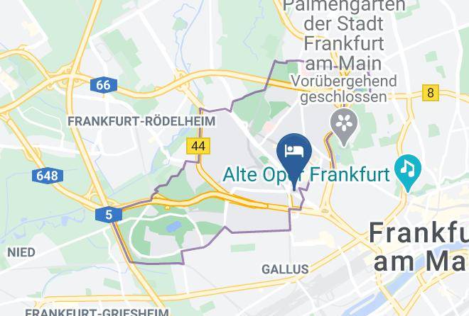 Frankfurt Am Main - Fleming's Hotel Frankfurt Hamburger Allee Maps