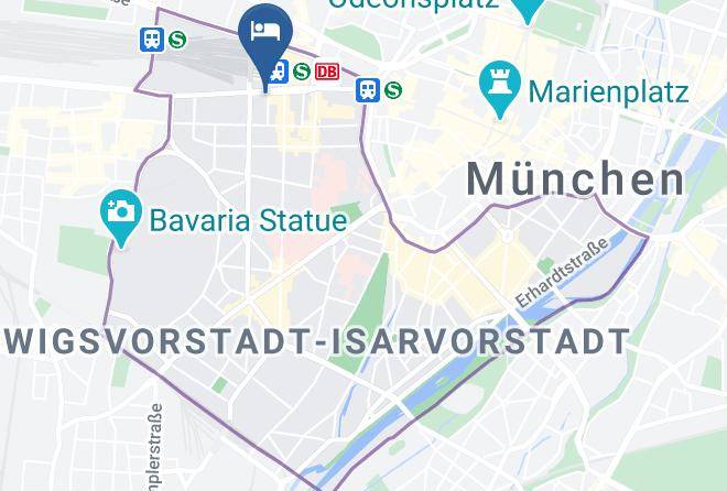 Munich District - Fleming's Hotel Munchen City Maps