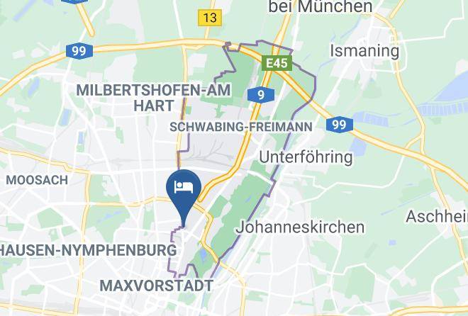 Munich District - Fleming's Hotel Munchen Schwabing Maps