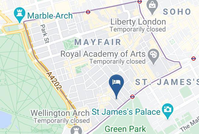 Flemings Mayfair Hotel Map