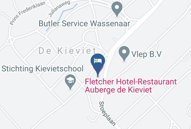 Gemeente Wassenaar - Fletcher Hotel Restaurant Auberge De Kieviet Maps
