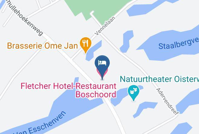 Gemeente Oisterwijk - Fletcher Hotel Restaurant Boschoord Maps