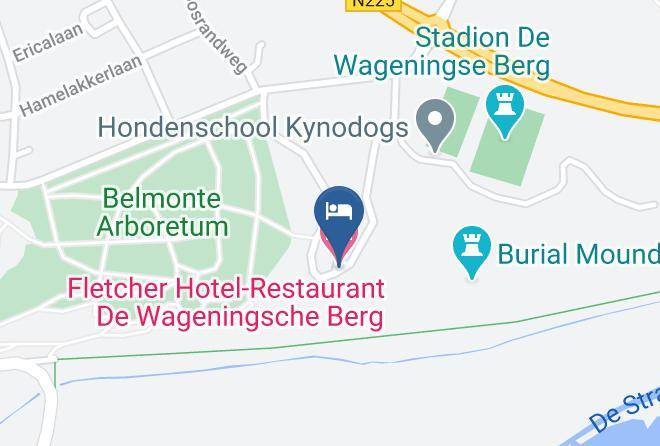 Gemeente Wageningen - Fletcher Hotel Restaurant De Wageningsche Berg Maps