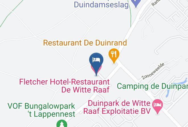 Gemeente Noordwijk - Fletcher Hotel Restaurant De Witte Raaf Maps