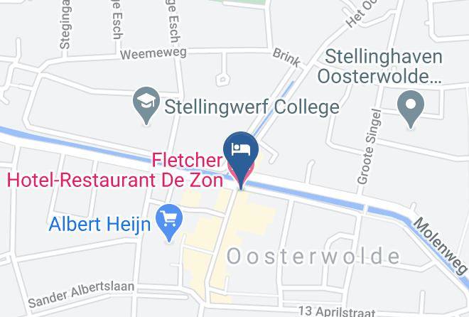 Ooststellingwerf - Fletcher Hotel Restaurant De Zon Maps