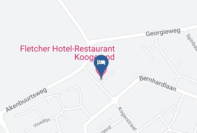 Fletcher Hotel Restaurant Koogerend Map