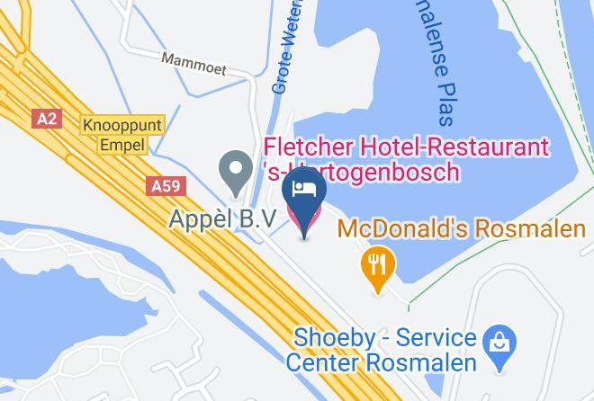 S Hertogenbosch - Fletcher Hotel Restaurant 's Hertogenbosch Maps