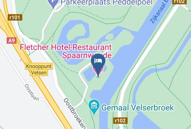 Velsen - Fletcher Hotel Restaurant Spaarnwoude Maps