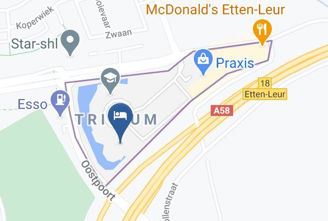 Gemeente Etten Leur - Fletcher Wellness Hotel Trivium Maps