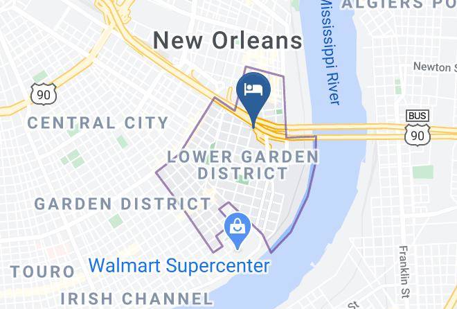 Orleans Par - Fleur De Lis Mansion Bed And Breakfast Maps