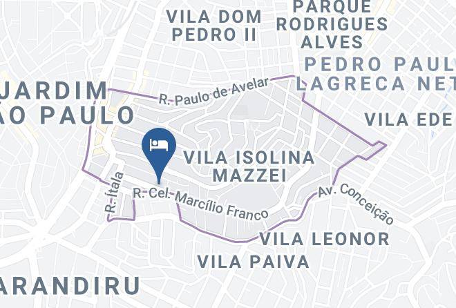 Sao Paulo Vila Guilherme - Flex Inn Hotel Maps