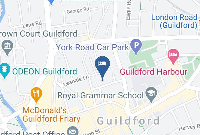 Surrey - Flexi Lets The Bars Development Guildford Maps