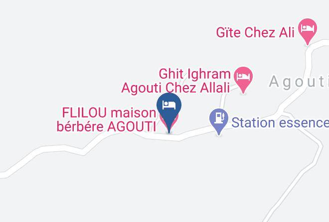 Tadla Azilal - Flilou Maison Berbere Agouti Maps