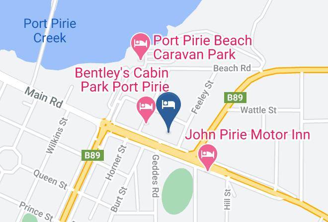 Port Pirie City And Dists - Comfort Inn Flinders On Main Maps