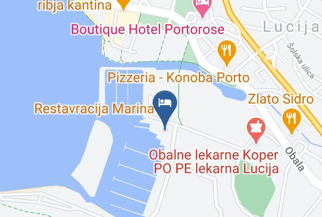 Piran - Residence Marina Maps