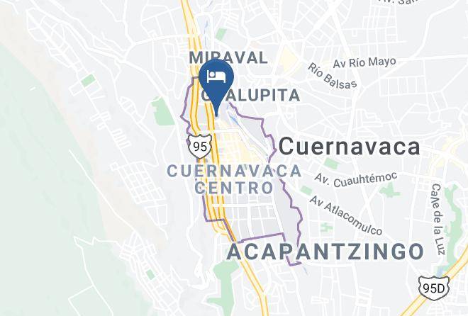 Cuernavaca - Flor De Mayo Hotel & Restaurant Maps