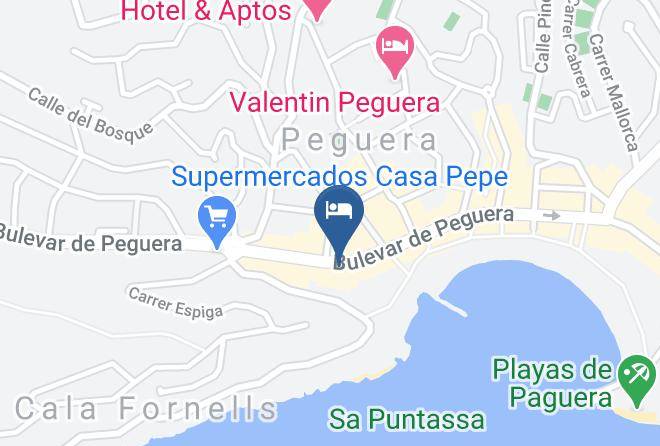 Baleares - Flor Los Almendros Hotel & Apts Maps