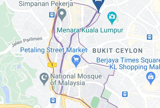 Kuala Lumpur - Flora By Crossroads Hotel Maps