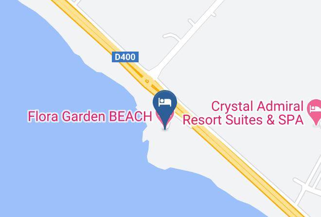 Flora Garden Beach Map