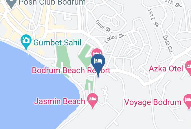 Bodrum - Flora Hotel Maps