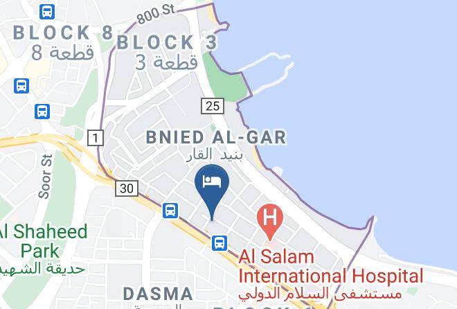 Kuwait City - Flora Park Maps