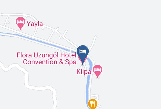 Caykara - Flora Uzungol Hotel Convention & Spa Maps