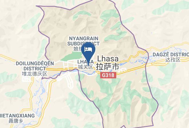 Lhasa - Floral Hotel Lingtsang Boutique Lhasa Maps