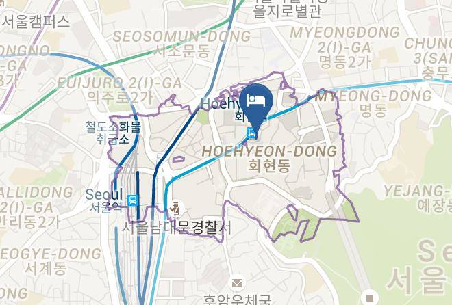 Junggu - Floral Hotel Namsan City Myeongdong Maps