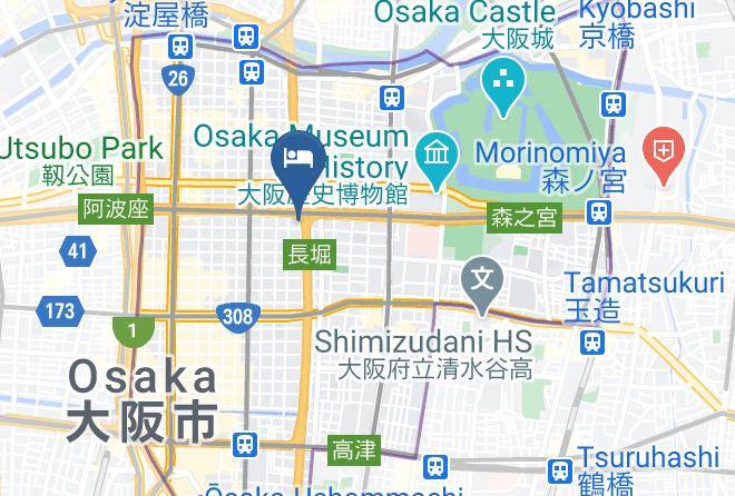 Osaka City Chuo Ward - Floral Hotel Sakaisujihonmach Maps