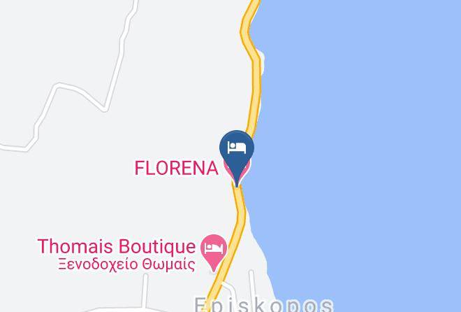 Levkas - Florena Hotel Maps