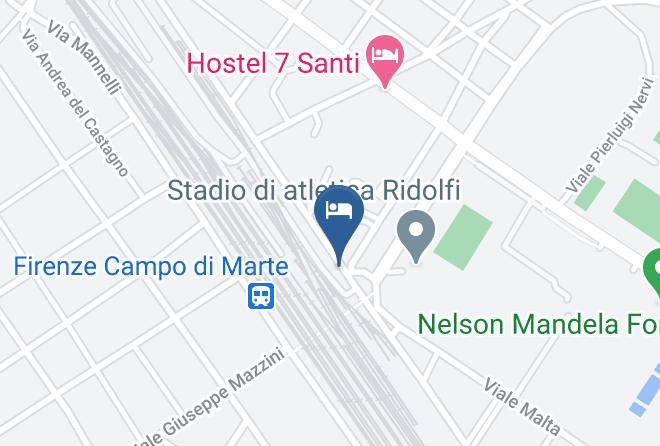Florence - Florence Stadium B&b Bed And Breakfast Maps