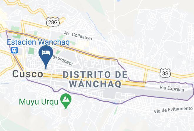 Wanchaq - Florida Del Inca Hotel Maps