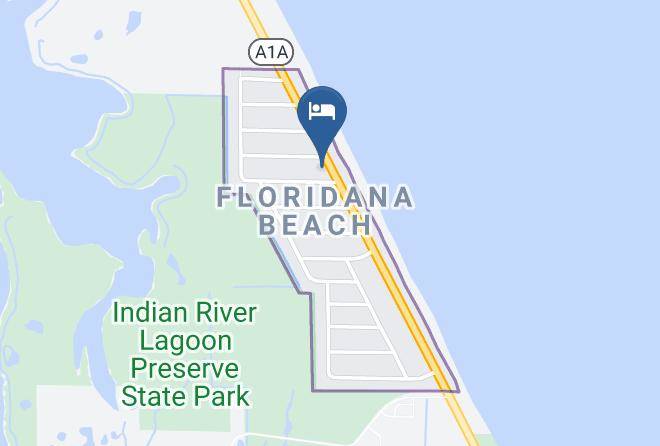 Floridana Beach Motel Map