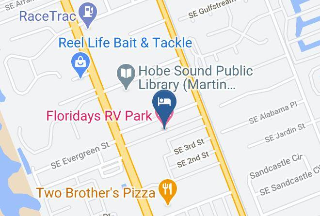 Martin - Floridays Rv Park Maps
