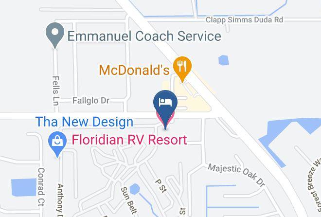Floridian Rv Resort Map