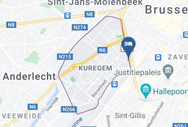 Anderlecht - Floris Ustel Brussel Zuid Hotel Maps