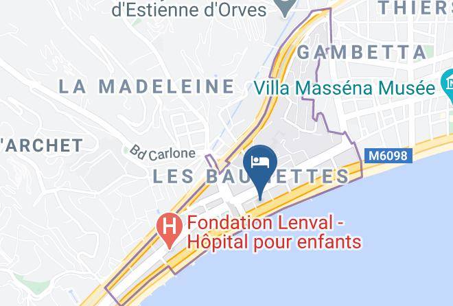 Hotel Flots D'azur Map