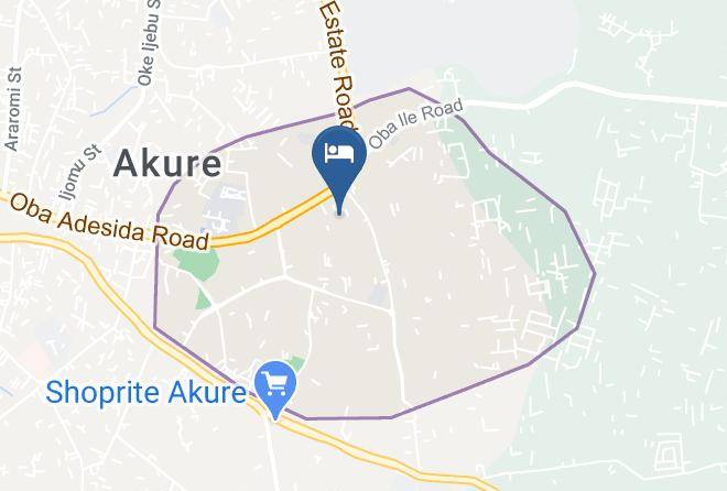 Akure - Flourish Hotel & Suite Maps