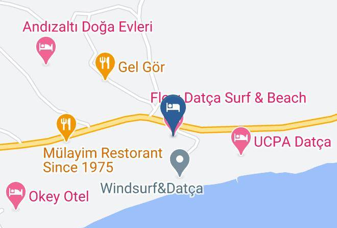 Datca - Flow Datca Surf & Beach Hotel Maps