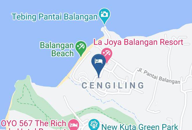 Badung Regency - Flower Bud Bungalow Balangan Maps